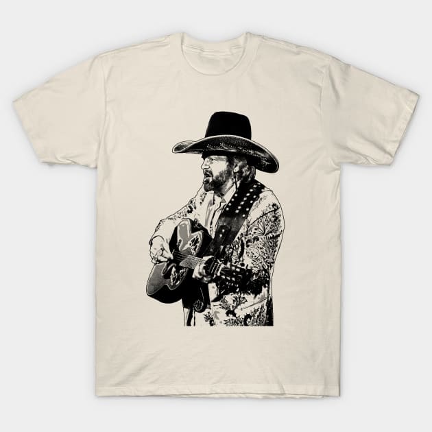 David Allan Coe Retro T-Shirt by tykler